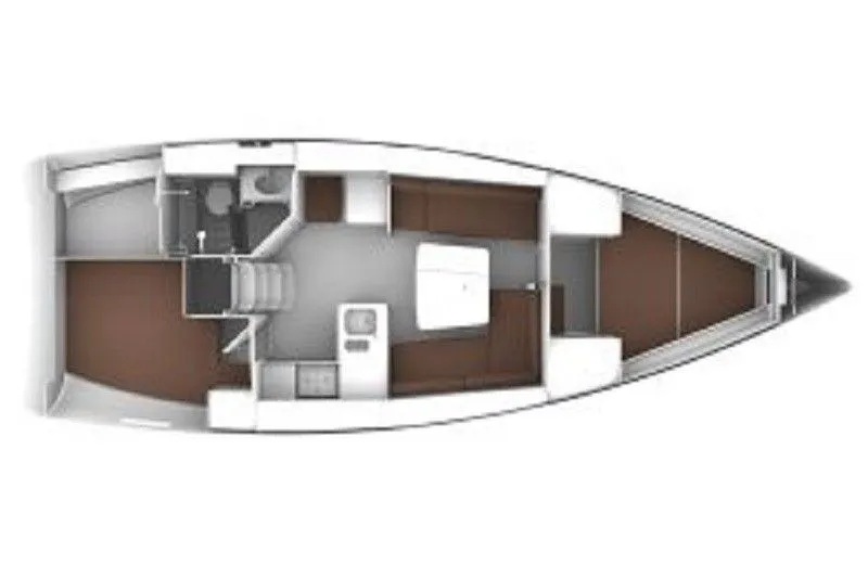 11.3m Tortola 2 Cabin Sailing Yacht Hire