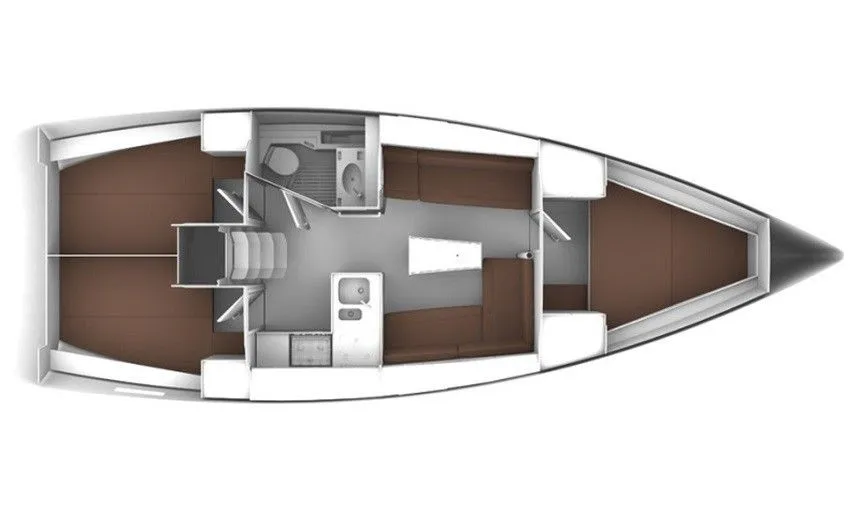 Charter a 11.3m 3 Cabin Sailing Yacht in Drage