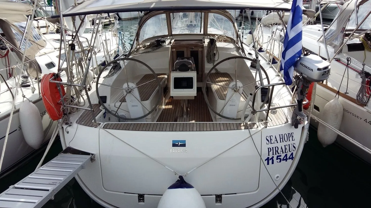 11.2m Gouvia 3 Cabin Sailing Yacht Hire