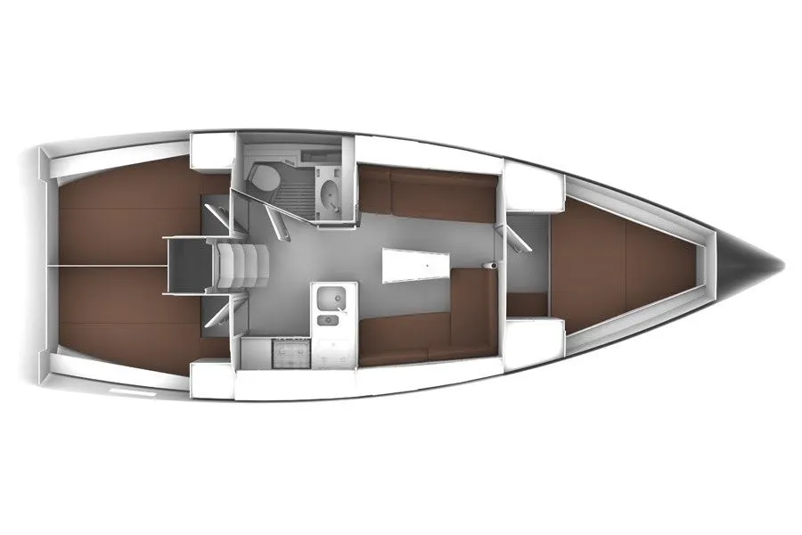 Explore Split on a 11.3m Rental Sailing Yacht