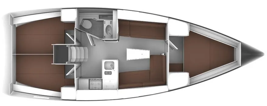 11.3m Lelystad Sailing Yacht Bavaria Cruiser 37 Hire