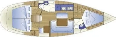 Rent a 12.35m 3 Cabin Sailing Yacht in Dielette