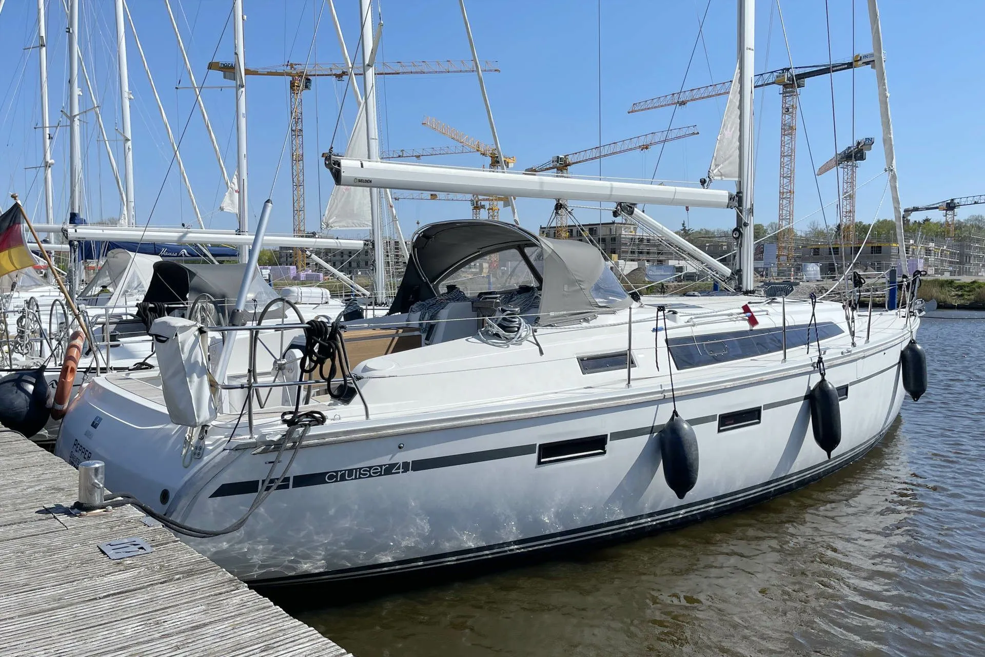 Rent a 12.35m Bavaria Cruiser 41 in Barth