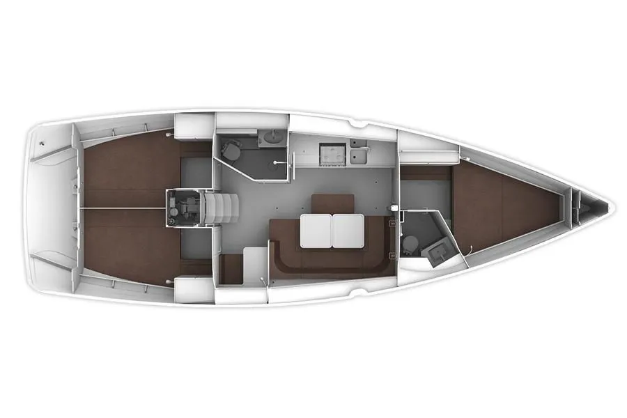 12.35m Paleros Bavaria Cruiser 41 Sailing Yacht Hire