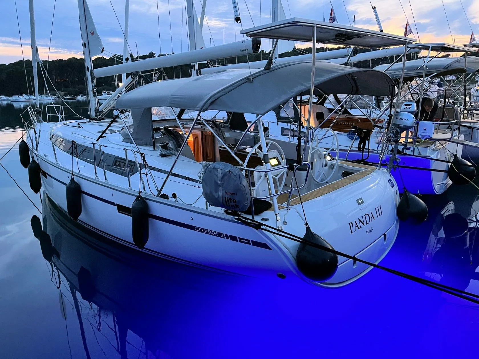 Explore Pula on a 12.49m Bavaria Cruiser 41 Sailing Yacht Rental