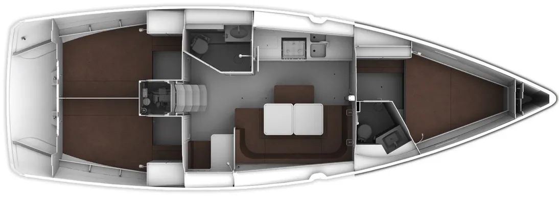 Charter a 12.35m Sailing Yacht Bavaria Cruiser 41 in Corinth