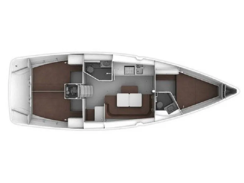 12.35m Skradin 3 Cabin Sailing Yacht Hire