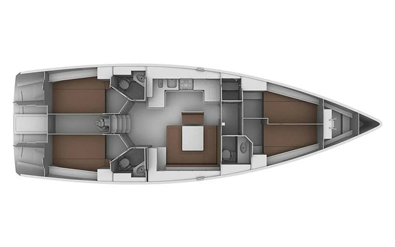 14.1m Piombino Sailing Yacht Bavaria Cruiser 45 Hire