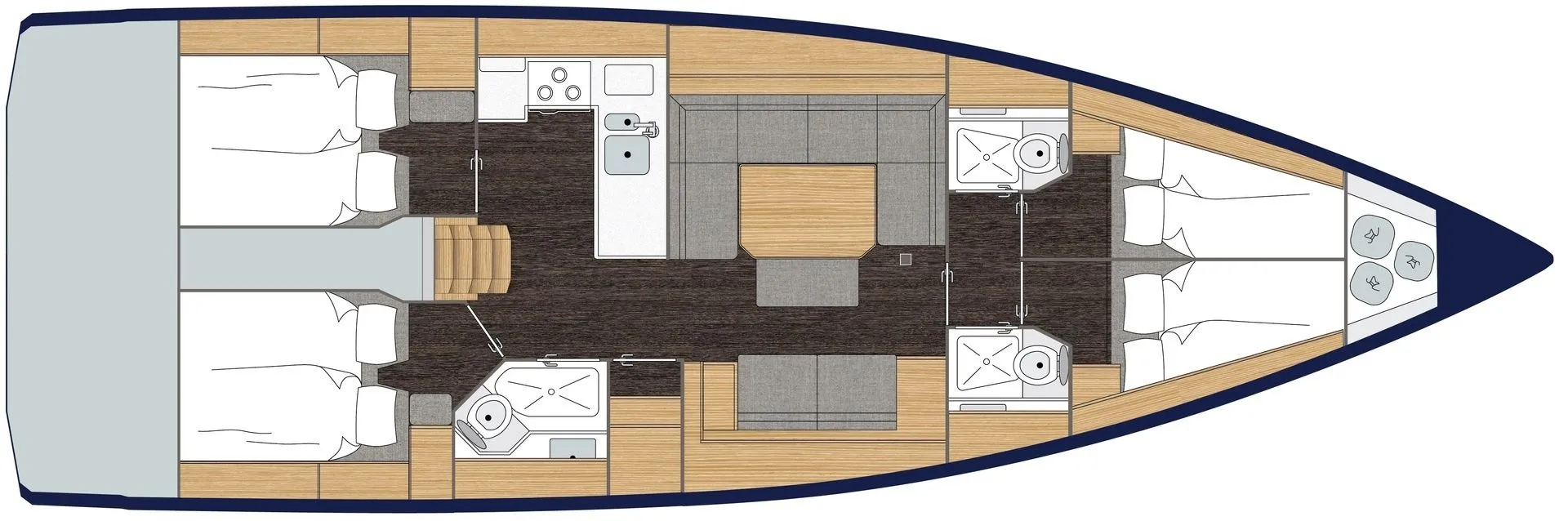 Rent a 13.6m Bavaria Cruiser 45 in San Benedetto del Tronto