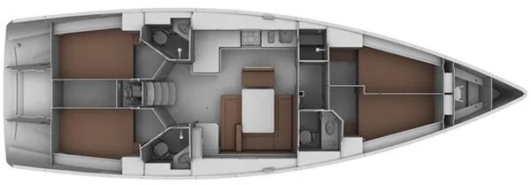 Rent a 14.27m Bavaria Cruiser 45 Sailing Yacht in Turgutreis