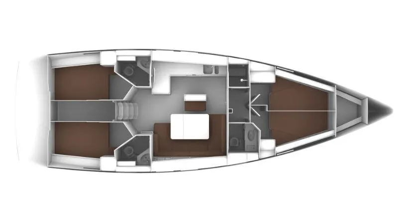 Charter a 14.27m 4 Cabin Sailing Yacht in Göcek