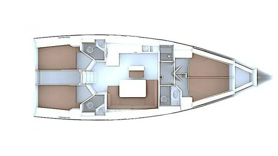 14.2m Sevastopol Bavaria Cruiser 46 Sailing Yacht Hire