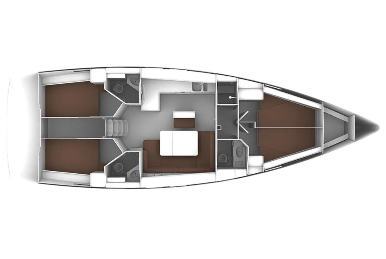 14.27m Ayia Evfimia Bavaria Cruiser 46 Hire