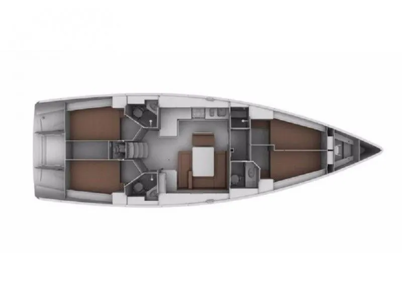 Charter a 14.4m 4 Cabin Sailing Yacht in Agropoli