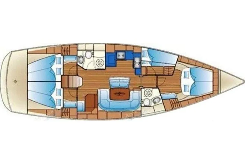 14.4m Sant Carles de la Rapita Bavaria Cruiser 46 Hire