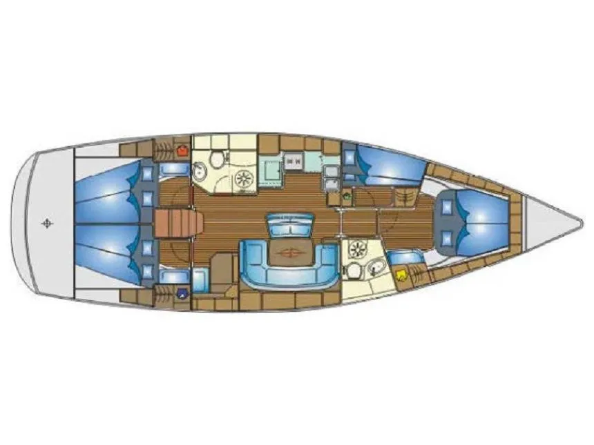 Explore Las Galletas on a 14.2m Rental Sailing Yacht