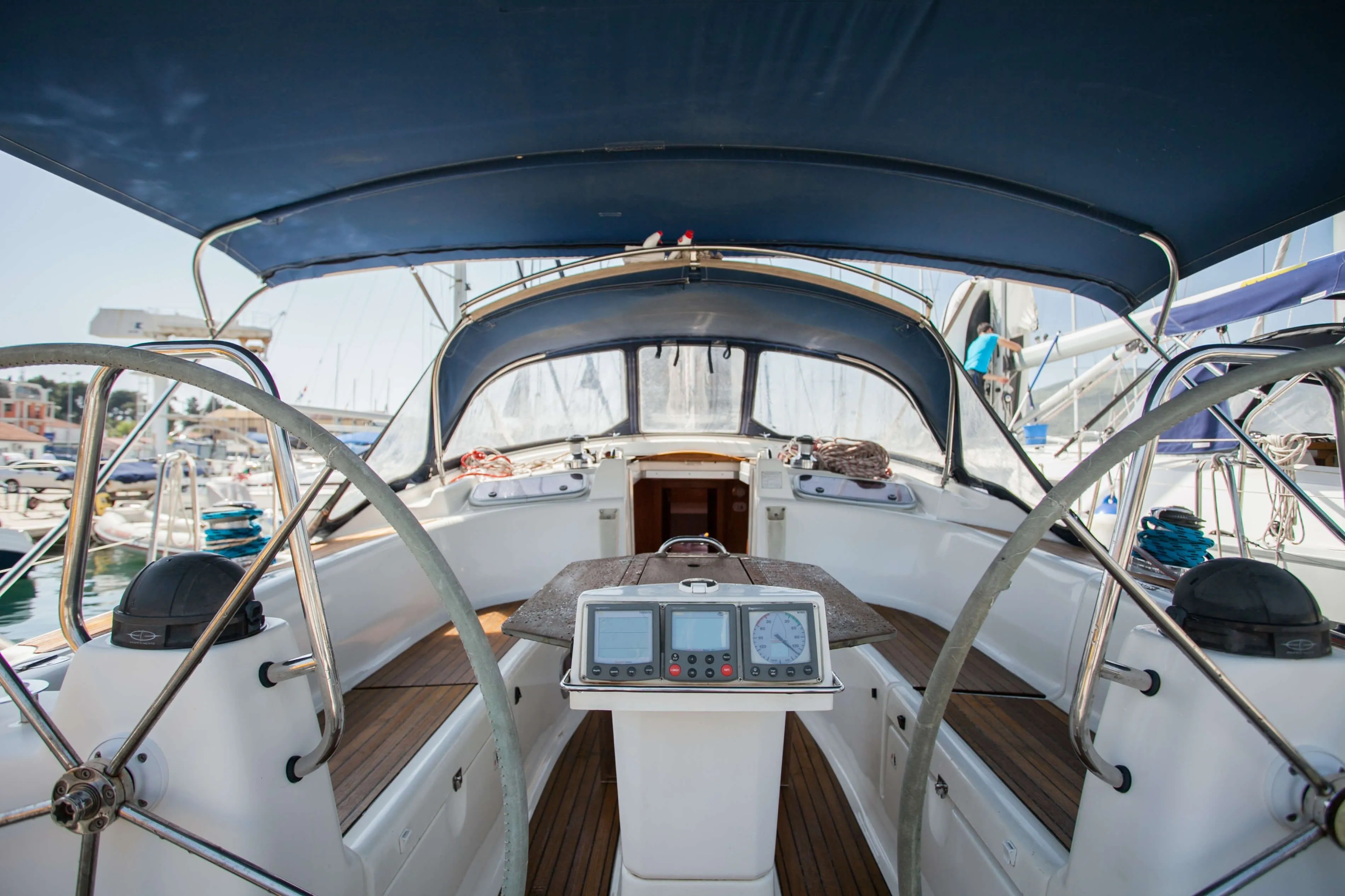 Explore Marina on a 14.4m Rental Sailing Yacht
