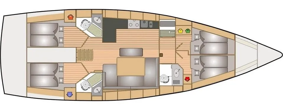 Explore Fethiye on a 14.27m Rental Boat