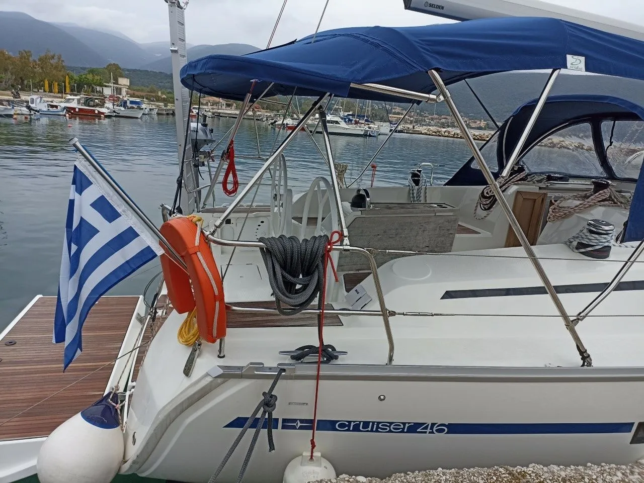 Explore Sami on a 14.27m Rental Sailing Yacht Bavaria Cruiser 46