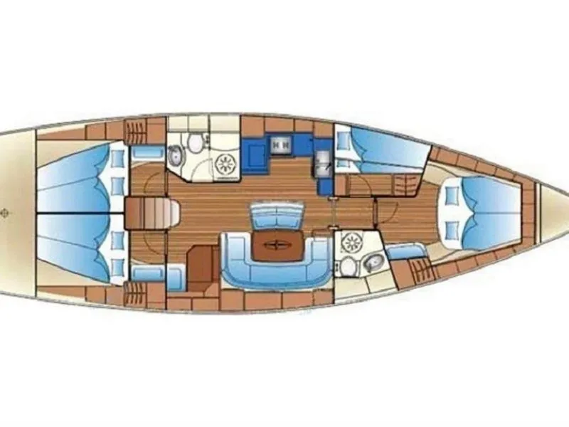 Charter a 14.4m Sailing Yacht Bavaria Cruiser 46 in Skiathos Town