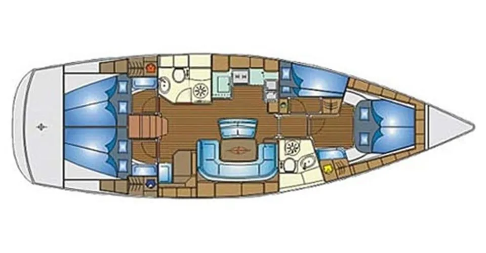 14.25m Naples Bavaria Cruiser 46 Hire