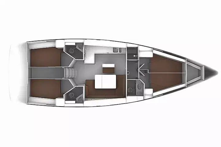 Rent a 14.27m Bavaria Cruiser 46 Sailing Yacht in Sami