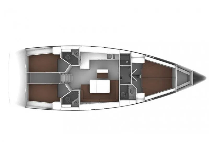 Explore Nydri on a 14.27m 4 Cabin Sailing Yacht Rental