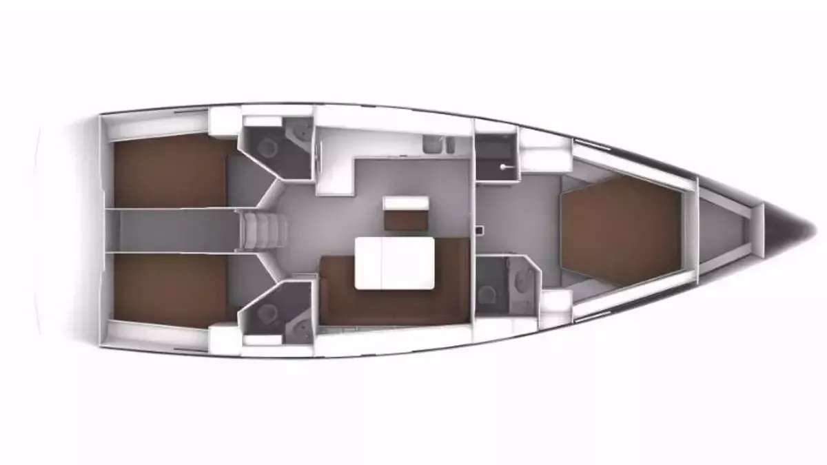 Rent a 13.6m Bavaria Cruiser 46 Sailing Yacht in Datça