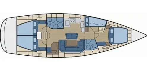 14.4m Chalong 4 Cabin Sailing Yacht Hire