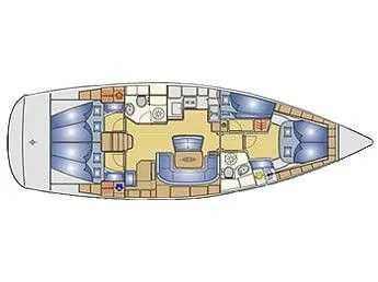 Charter a 13.99m Sailing Yacht Bavaria Cruiser 46 in Fezzano