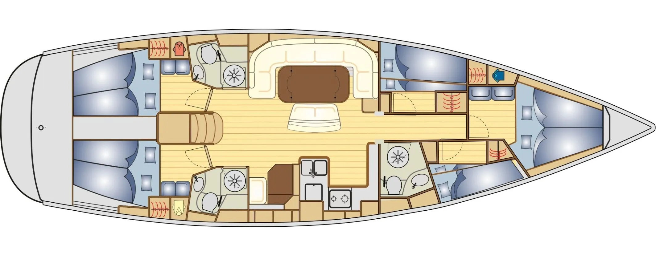 15.4m Fezzano Bavaria Cruiser 50 Hire