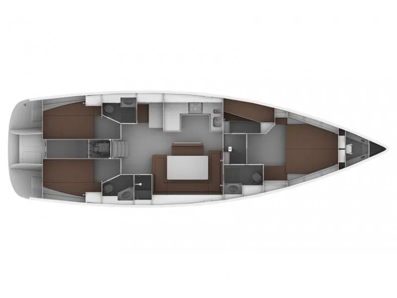 15.57m Llucmajor Bavaria Cruiser 51 Sailing Yacht Hire