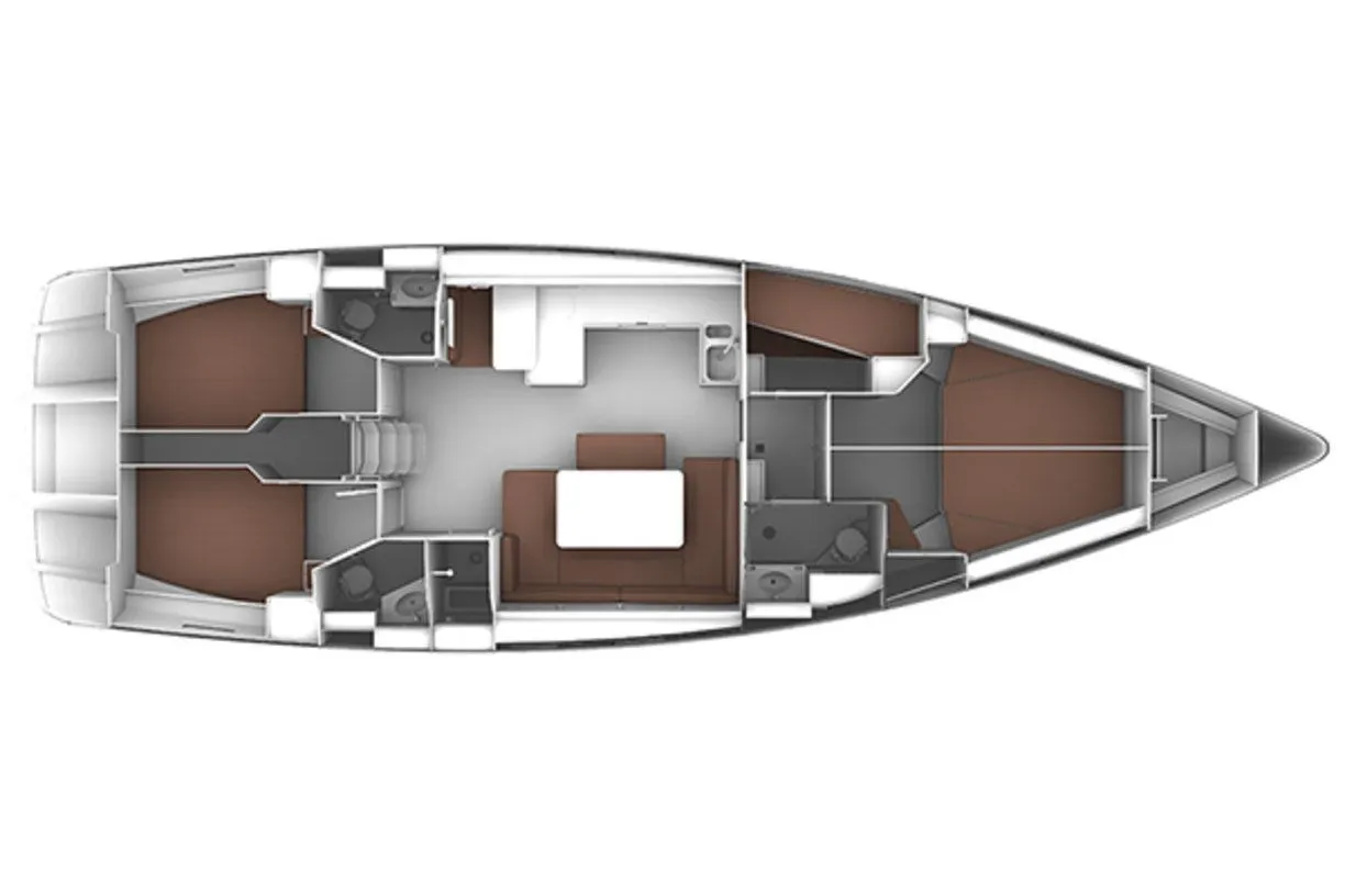 Explore Trogir on a 15.59m 5 Cabin Sailing Yacht Rental