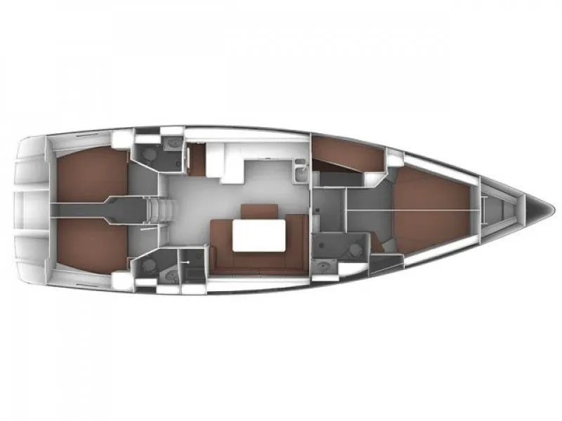 Rent a 15.59m 5 Cabin Sailing Yacht in Trogir