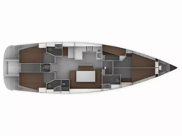 15.6m Nea Peramos Sailing Yacht Bavaria Cruiser 51 Hire