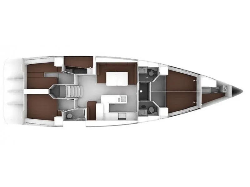 Rent a 16.75m Bavaria Cruiser 56 Sailing Yacht in Sitges