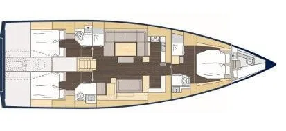 Split 16.7m Kiralık Yelkenli Yat Bavaria Cruiser 57