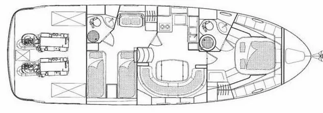 13.4m Kotor 2 Cabin Motor Yacht Hire