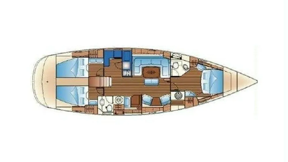 14m Antalya Sailing Yacht Bavaria Vision 50 Hire