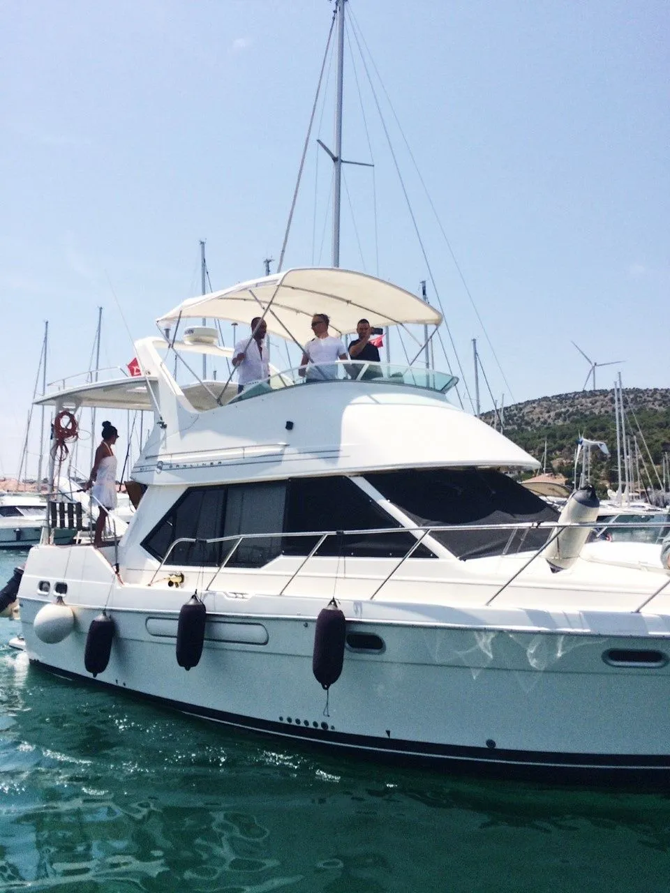 Explore Cesme on a 12m Rental Motor Yacht