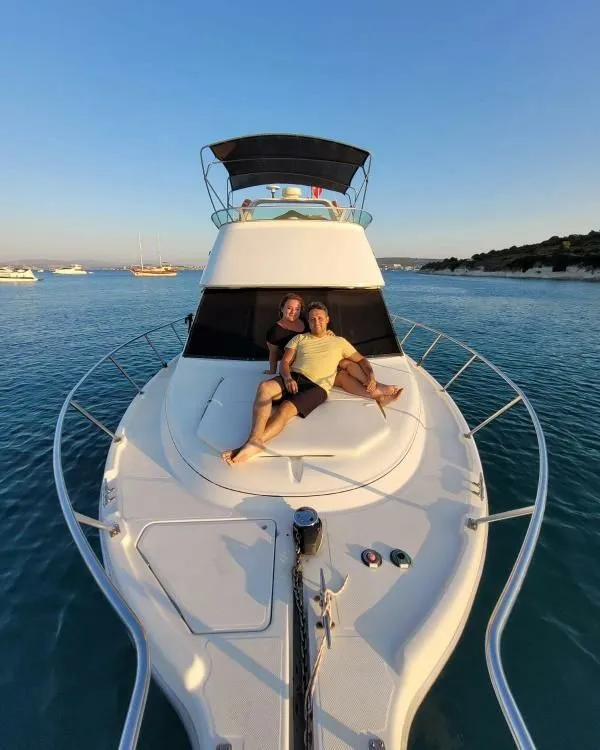 Explore Cesme on a 12m Rental Motor Yacht