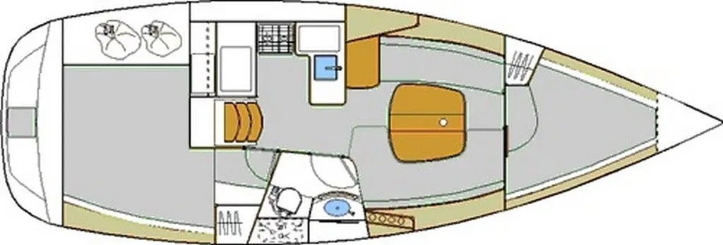 Rent a 10.35m Sailing Yacht Beneteau 331 in Nanaimo