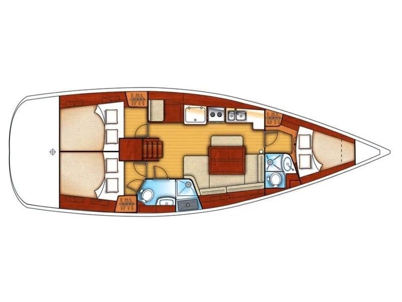 Explore Paraty on a 13.85m Rental Beneteau 45