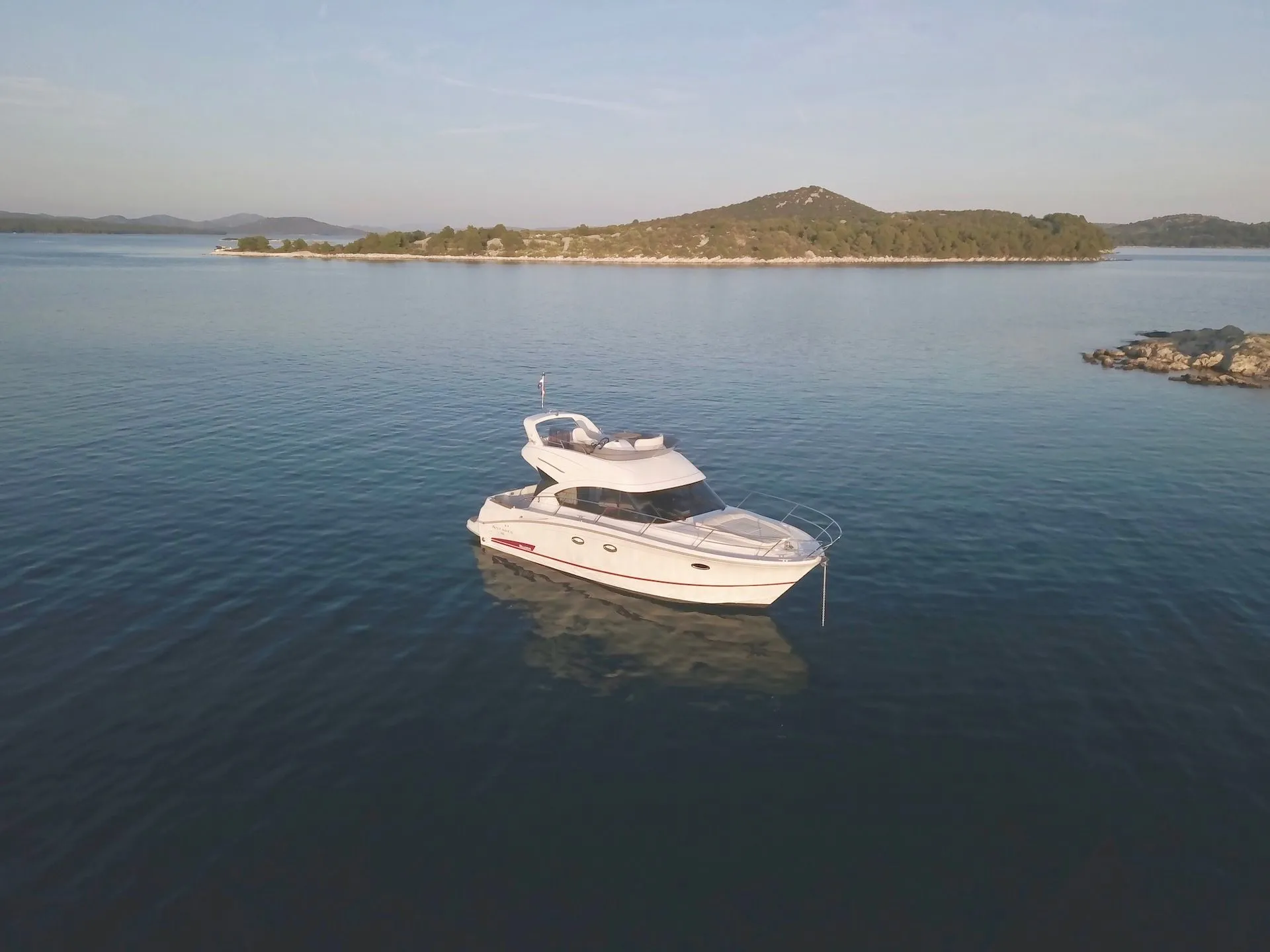 Explore Pula on a 11.4m 2 Cabin Motor Yacht Rental