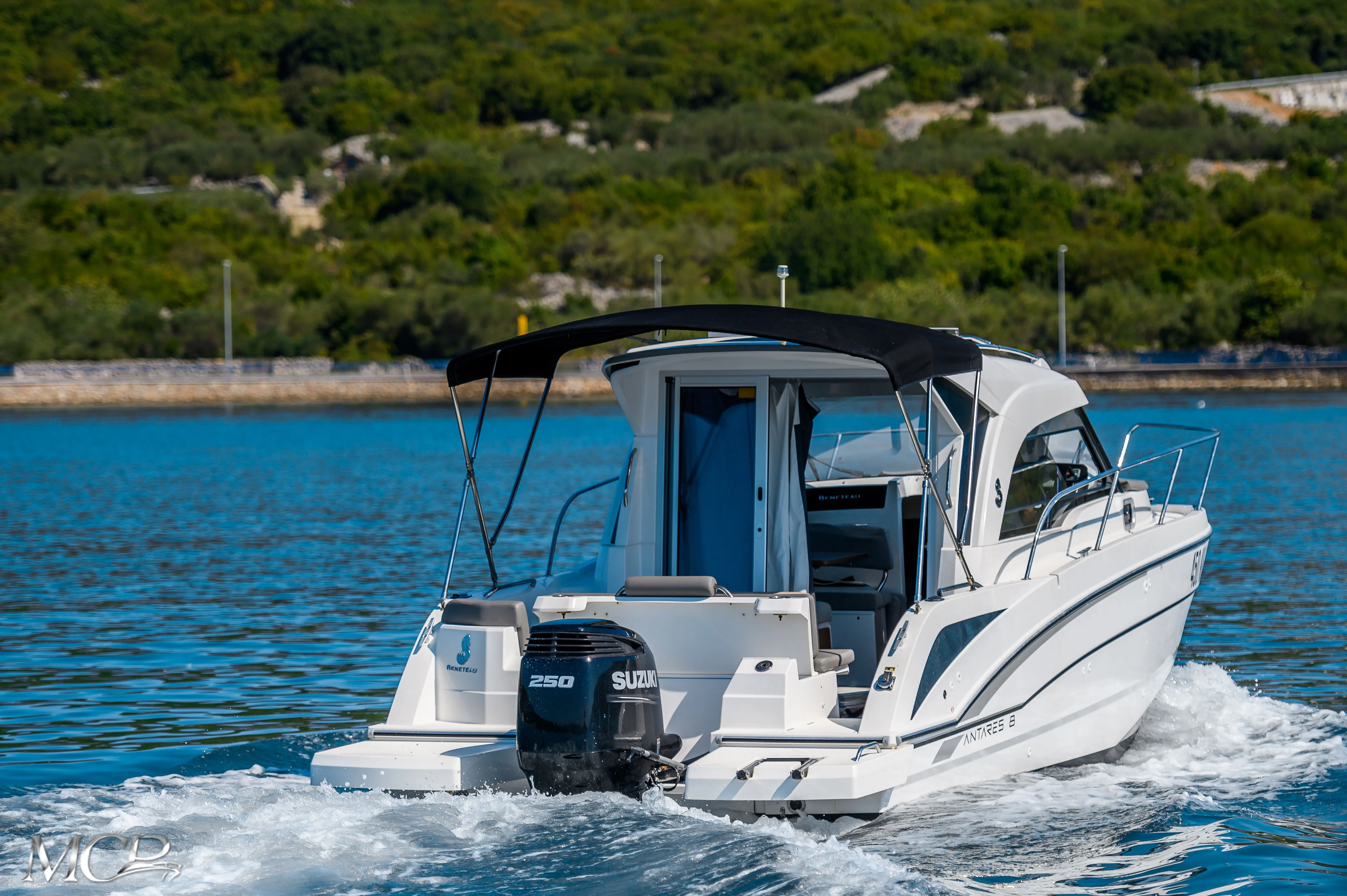 Explore Krk on a 8.23m Beneteau Antares 8 Motor Yacht Rental