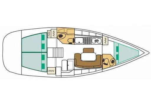 11.8m Barcelona Sailing Yacht Beneteau Cyclades 39.3 Hire