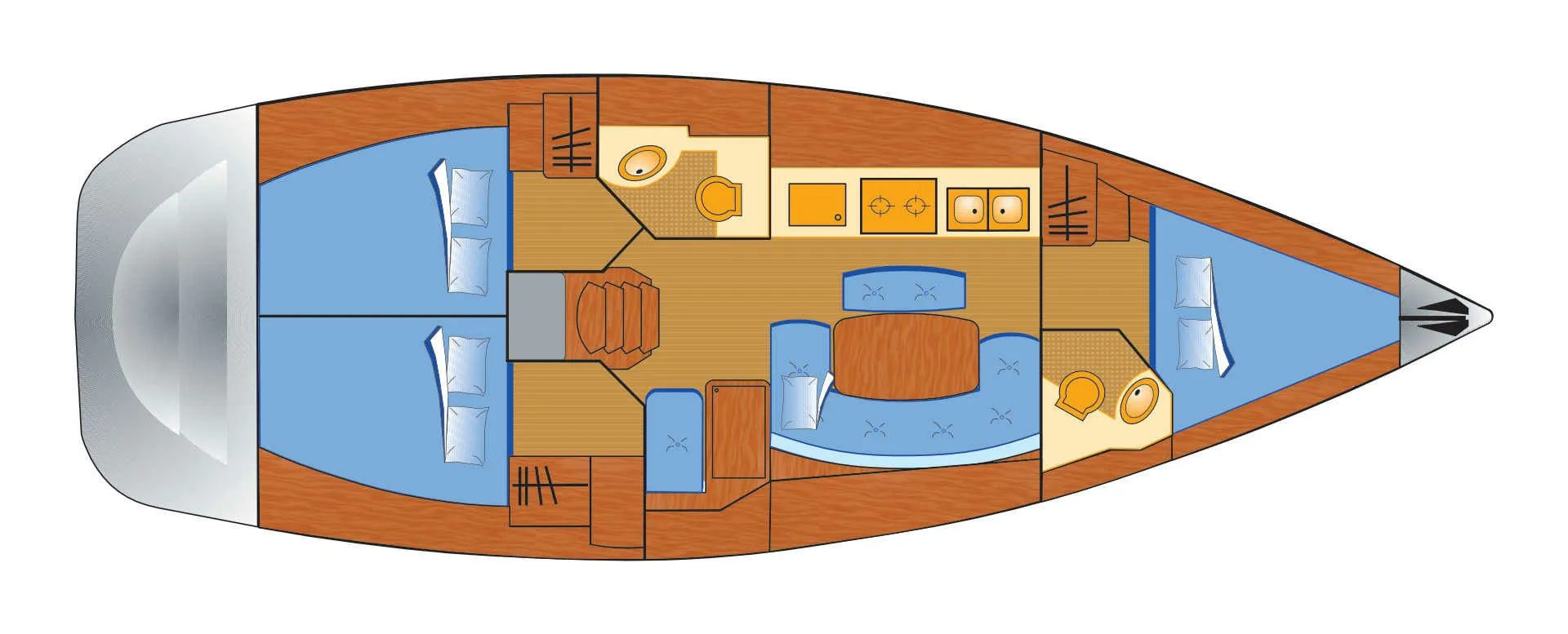 11.79m Heiligenhafen Sailing Yacht Hire