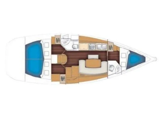 Rent a 11.82m Beneteau Cyclades 39.3 in Betina