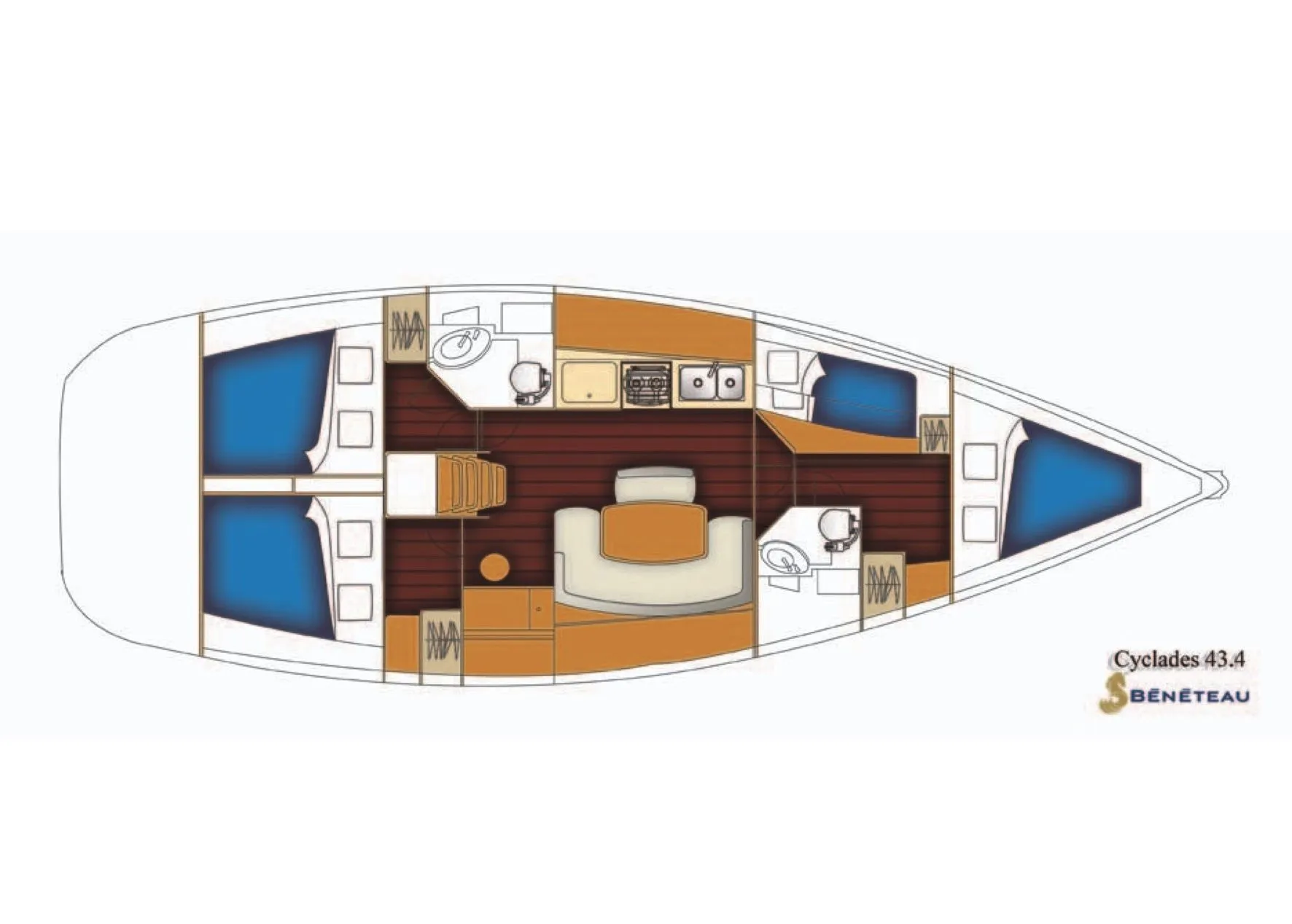 Explore Marmaris on a 13.26m Rental Boat