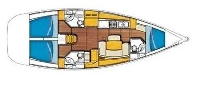 12.94m Milazzo Beneteau Cyclades 43.4 Hire